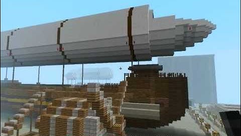 Minecraft Project - H.M.A.S. Valiance Airship - (Work in Progress)