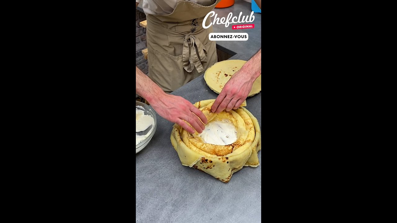 Charlotte de crêpes gourmandes YouTube