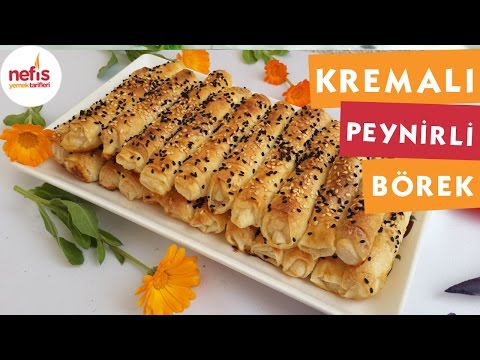 Kremalı Peynirli Börek -  Börek Tarifi - Nefis Yemek Tarifleri