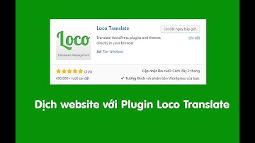 Hướng dẫn dịch website WordPress với Plugin Loco Translate | WordPress Plugins
