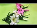 Hướng Dẫn Làm Hoa Ly Từ Giấy Nhún - Trang Trí Ngày Tết | BambooVN DIY