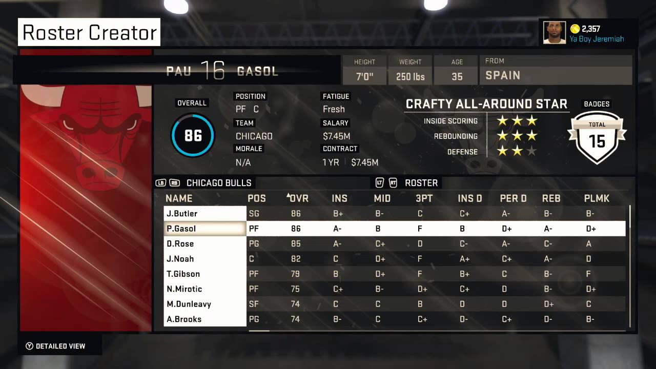 Nba2k16 Create Roster NBA2K15: How To Get NBA2K16 Rosters - YouTube