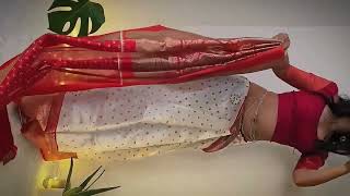 Indian Girl Saree D 4K 2025 Transparent Try On Haul No Bra See Through India