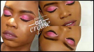 HOW TO:Pink Cut Crease look| UC Thonia screenshot 5