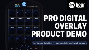 PRO Digital Overlay for the Hear Back PRO personal monitor system
