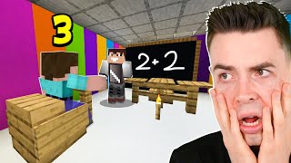 PIERWSZA LEKCJA NOOBKA w NOWYM PRZEDSZKOLU w Minecraft! screenshot 2