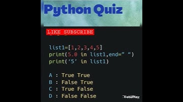 PYTHON PROGRAMMING QUIZ | 🧑‍🏭 #python #blockchain #machinelearning #iot #datascience #ai #cod
