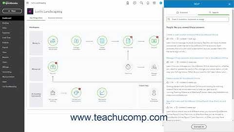 QuickBooks Online Tutorial Using Help Intuit Training