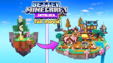 I Played 200 Days of Better Minecraft Skyblock! [Full Movie] ☁️