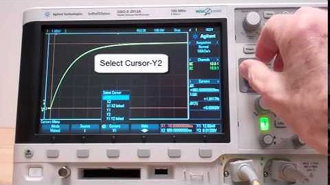 B46116 - RC Circuit Step Response - Agilent Oscilloscope