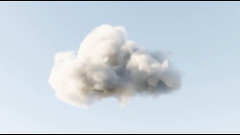 Make a realistic cloud in Blender in a very easy way