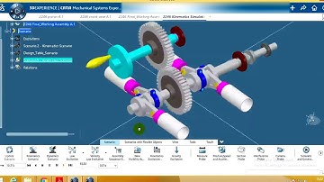2 Transmission Shaft ( torque rotation piston gear ) 3D EXPERIENCE CATIA by Dassault Systèmes