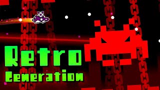 Retro Generation by McMiner3244 & SpaceMagicGD [ALL COINS] | Geometry Dash Daily 981 [2.11]