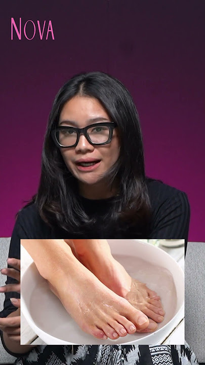 Menghilangkan Sakit Kuku Cantengan dengan rendam cuka sari apel #short