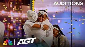 Golden Buzzer: Mzansi Youth Choir's Emotional Tribute Brings Simon To Tears | Auditions | AGT 2023