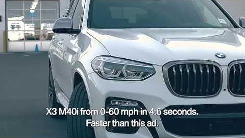 Faster Than This Ad | BMW X3 | BMW Gallery