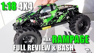 HAIBOXING 1:18 Scale RC Monster Truck 18859E 4X4 Off Road Remote Control  Truck Reviewed 