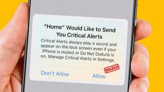 Fixed: Home Would Like to Send You Critical Alerts iPhone Problem | iPad | iOS 17 { 2023 }