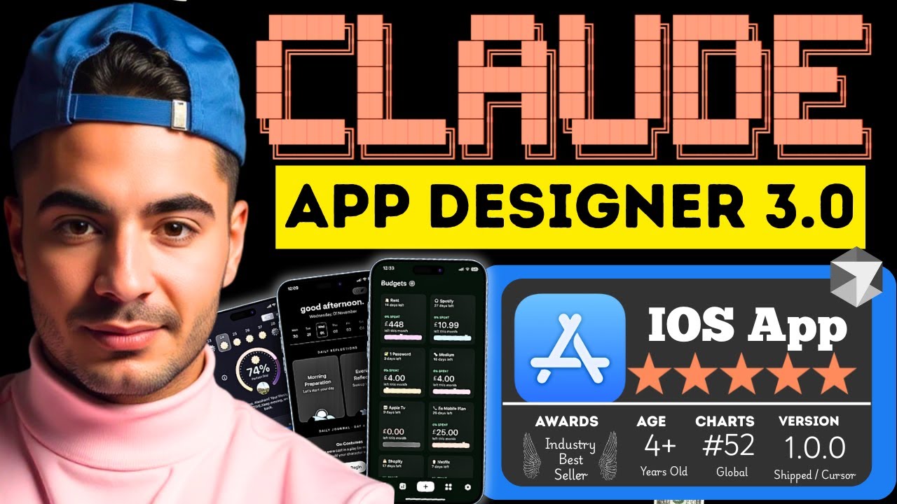 My 10 BEST Claude Code Design Hacks to Make BEAUTIFUL Mobile Apps with No Code