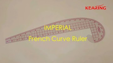 IMPERIAL Cuve ruler - French Curve - Hip Curve Ruler