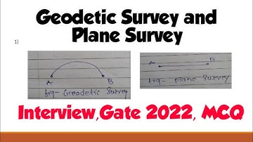 Interview Questions Geodetic Survey And Plane Survey IMP Topic All Exam Point Of View , Survey Engg