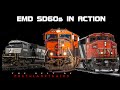 EMD SD60s in Action