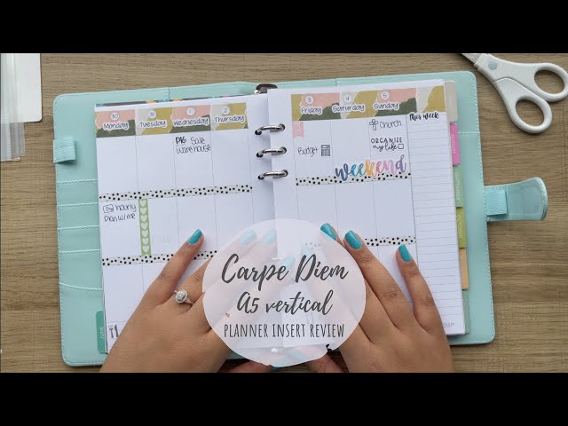 Carpe Diem A5 Planner (by Simple Stories) Review & Flipthrough