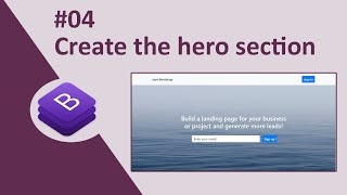 Famous Bootstrap template #04 create the hero section Net Worth