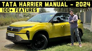 Tata Harrier Manual Top Model Detailed Review 2024 - All Features & Space !! Harrier Fearless Plus