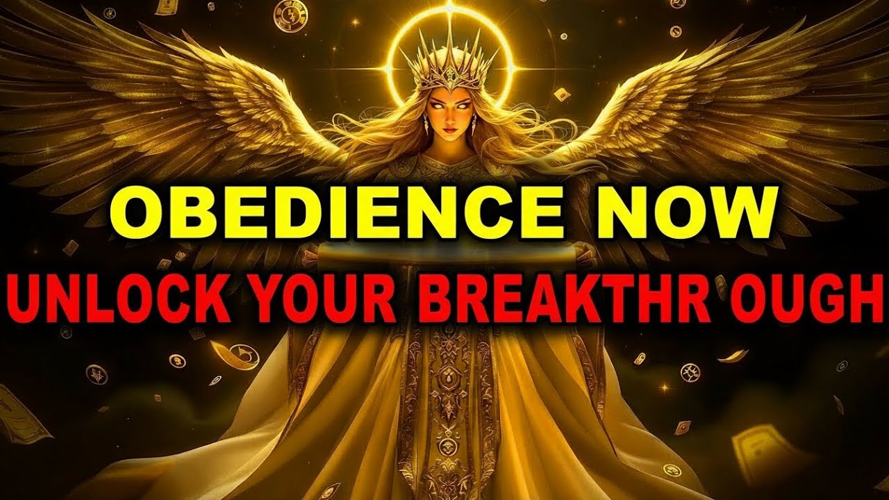 Chosen one. Obedience Will Unlock What Prayer Could Not”