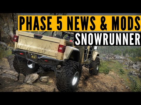 SnowRunner Phase 5 news UPDATE: New addons, mods & driving REAL cars