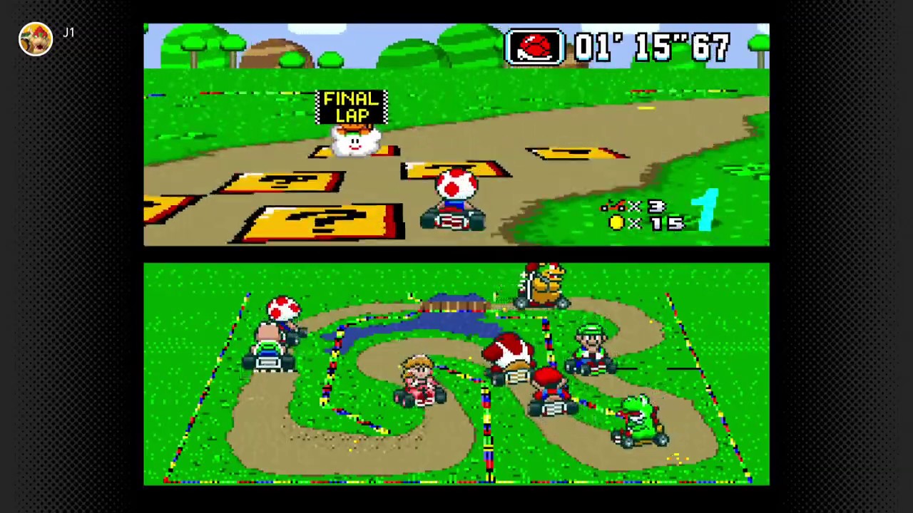 Snes Online (Nintendo Switch) Super Mario Kart Gameplay YouTube