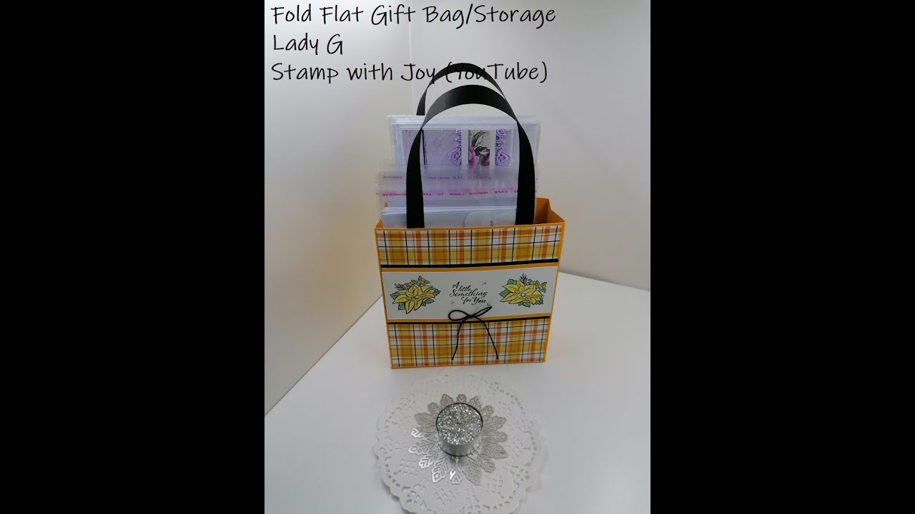 Fold Flat Gift Bag /Card Storage YouTube