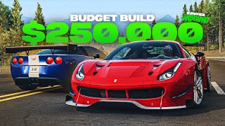 $250,000 Budget Build in Need for Speed Unbound! (Ferrari 488 vs Corvette Z06)