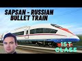 Russian Sapsan High Speed Train - Moscow to St Petersburg - 1st Class