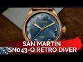 High Spec Retro Diver at Less Than £250 (San Martin SN043-Q 2021 Aliexpress 11.11 Sale !)