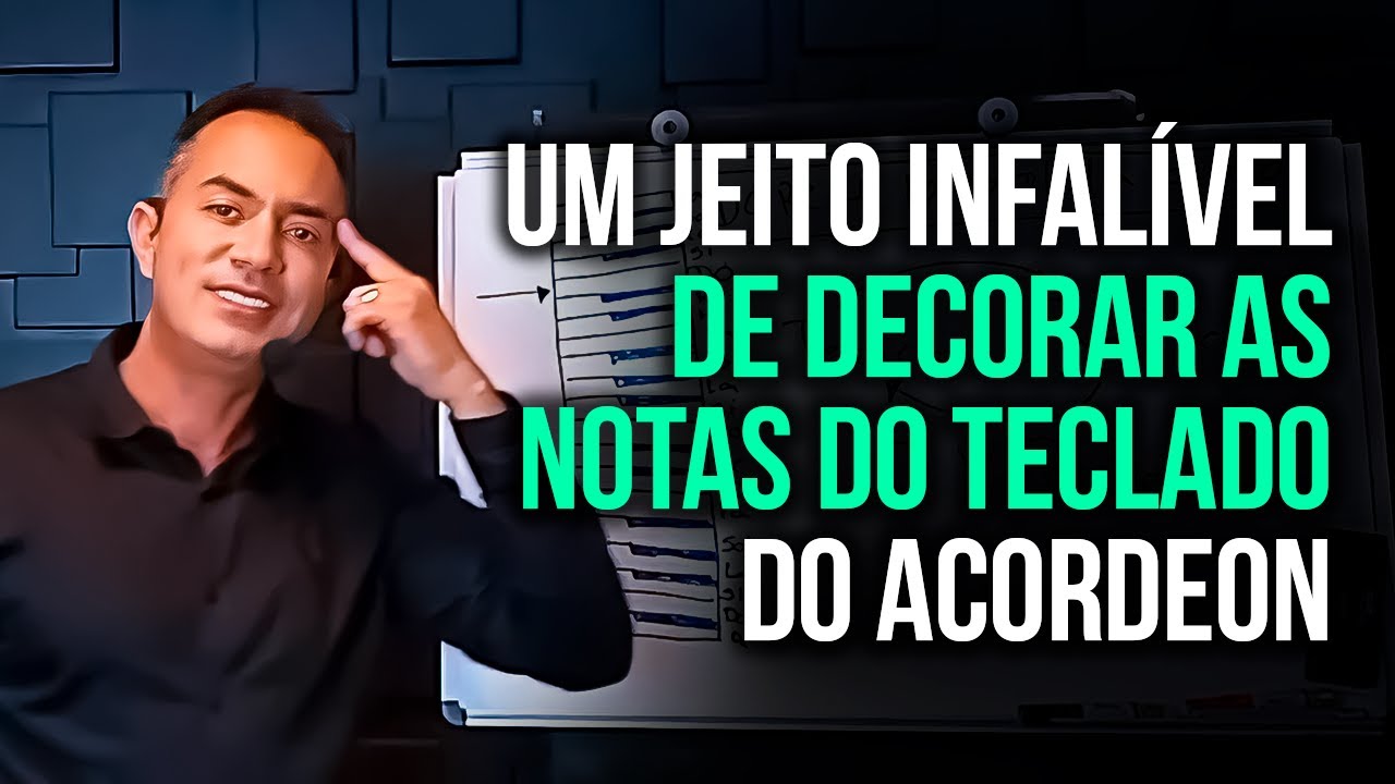 UM JEITO INFALÍVEL DE DECORAR AS NOTAS DO TECLADO DO ACORDEON