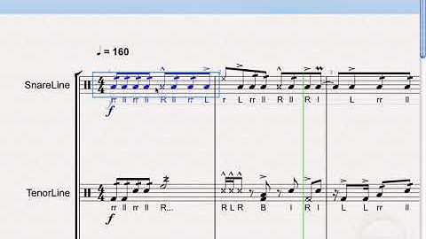 Sibelius Lesson 27: Accents & Taps - Part 1 (Virtual Drumline Demystified with Bryan Harmsen)