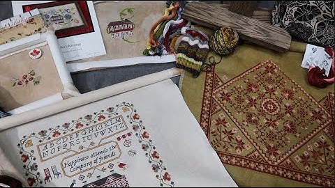 Off the Grid Needlearts Sampler September -  Flosstube Vlog Day #8/9