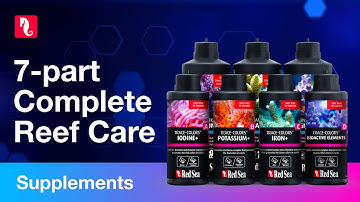 The 7-part Complete Reef Care supplement program