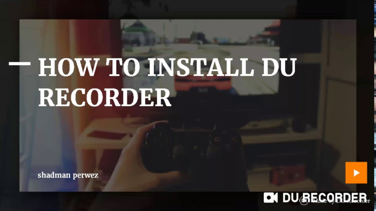 How to install du recorder when it's not available on play store.