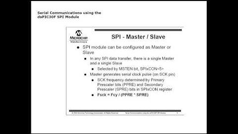Módulo SPI del dispositivo dsPIC30F (parte1)