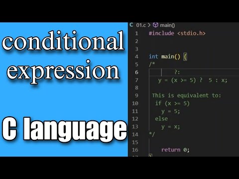 Conditional Expression in c language