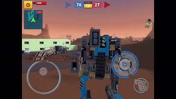 Playing Block City Wars |Robot Clash|
