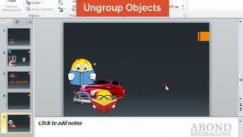 Using PowerPoint 2010 - Group and Ungroup Objects
