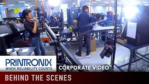 Corporate Video for Printronix [BTS]
