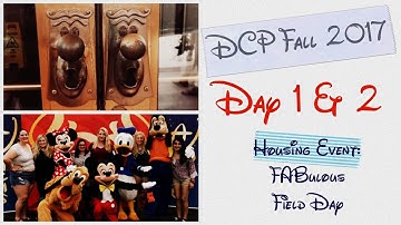 Disney College Program, Fall 2017: Day 1 & 2