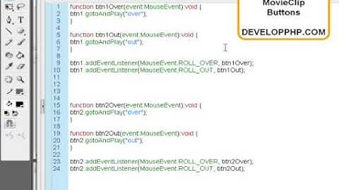 Animated MovieClip Buttons in Flash CS3 ActionScript 3