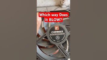 Hoe weet je welke kant een CPU-ventilator op blaast? #casefan #cpucooler #pcfans #noctua