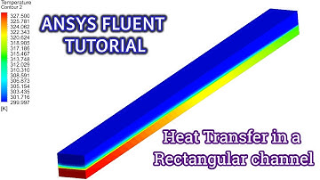 ANSYS Fluent Tutorial | Heat Transfer Analysis | Surface Nusselt Number | Skin Friction Coefficient